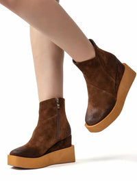Antelope - Women's Urban Platform Ankle Boots