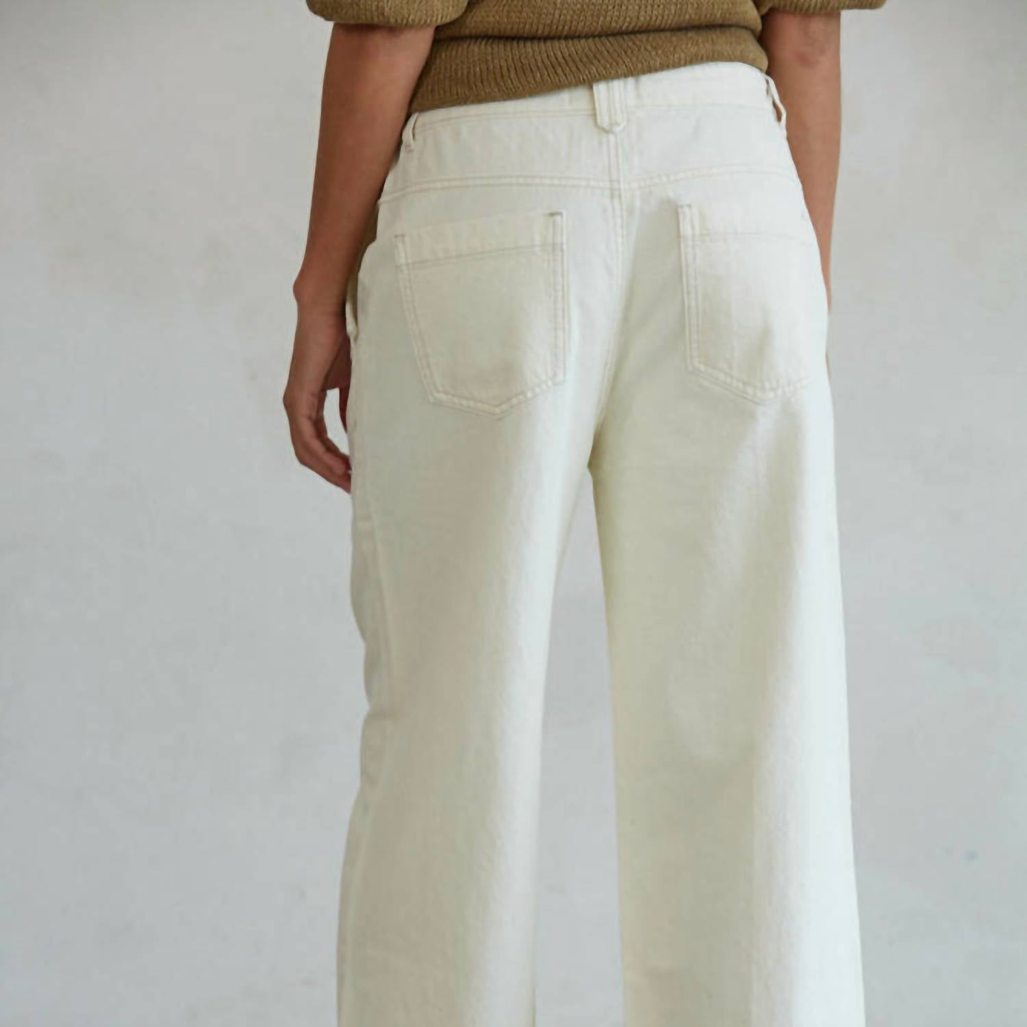 By Together - Costa Blanca Denim Straight Leg Pants