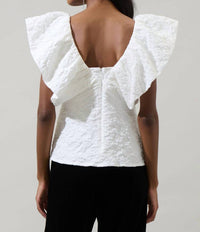 Sugarlips - Maryn Jacquard Luci Babydoll Top