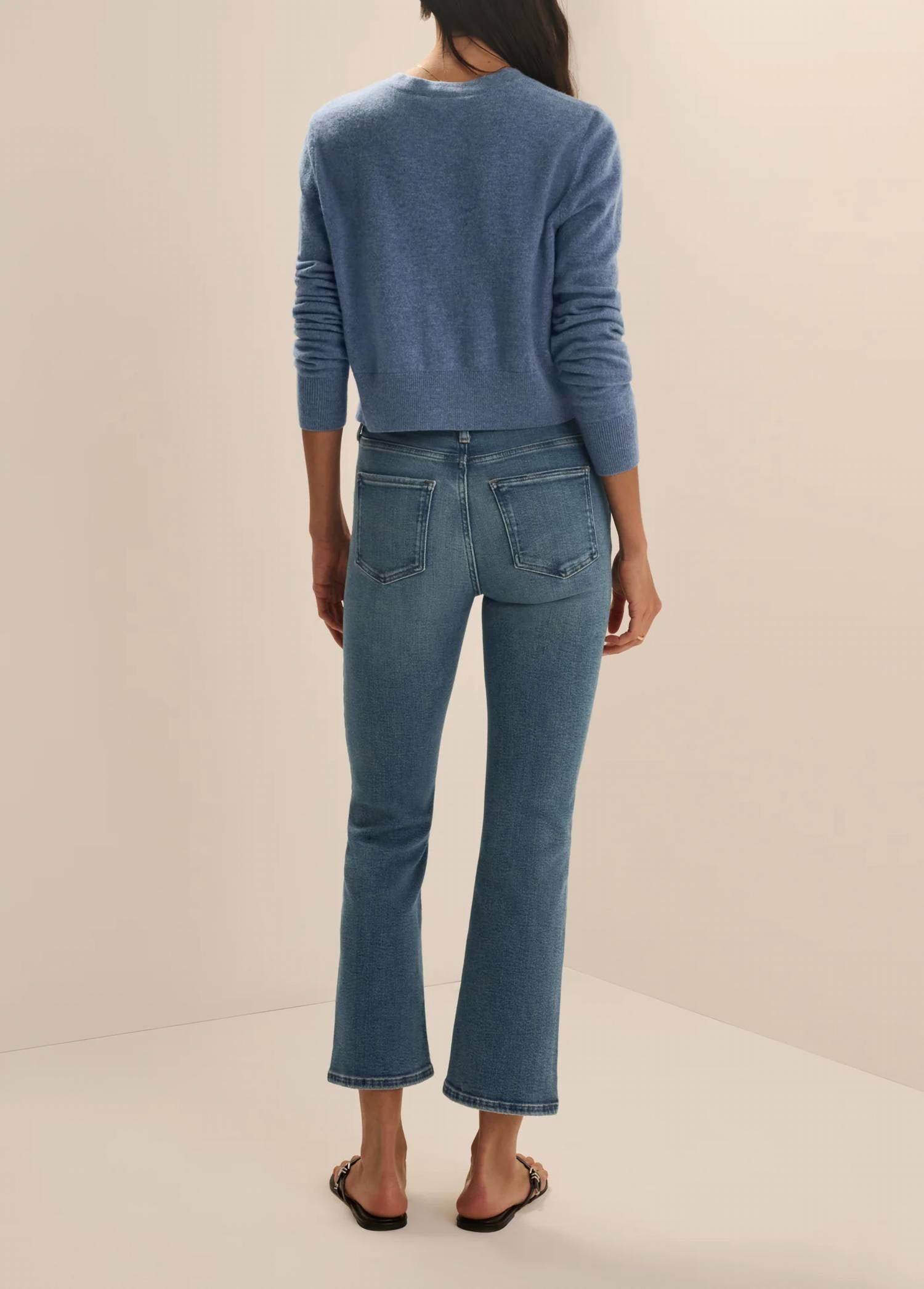 Favorite Daughter - Erin Mid Rise Crop Bootcut Jeans