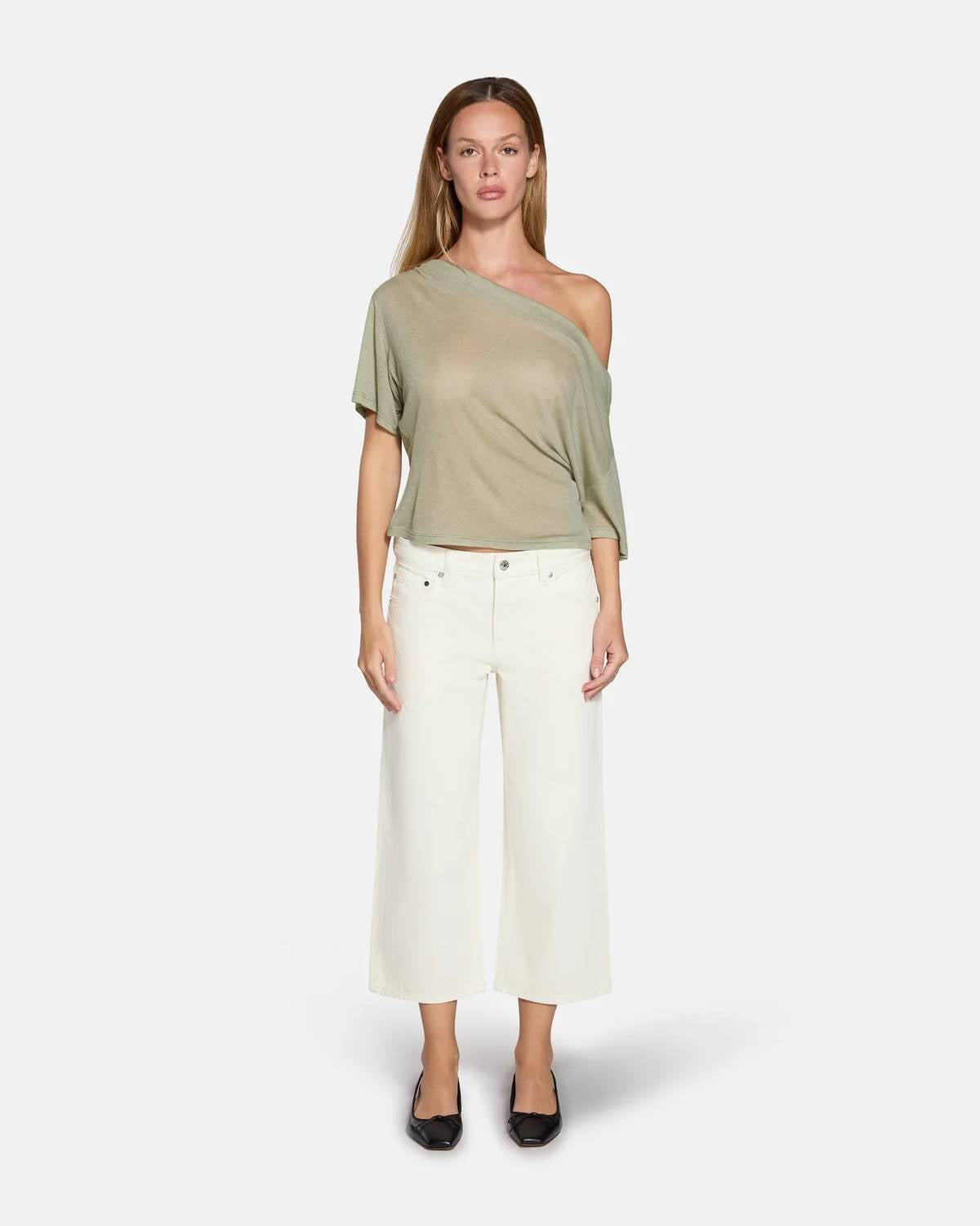 Eb Denim - Low Rise Baggy Capri Jeans