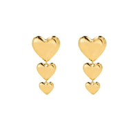 Sahira Jewelry Design - Women's Tori Heart Drop Earrings