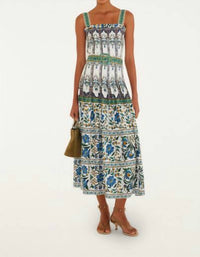 Farm Rio - Manoela Belted Lenzing Ecovero Euroflax Maxi Dress