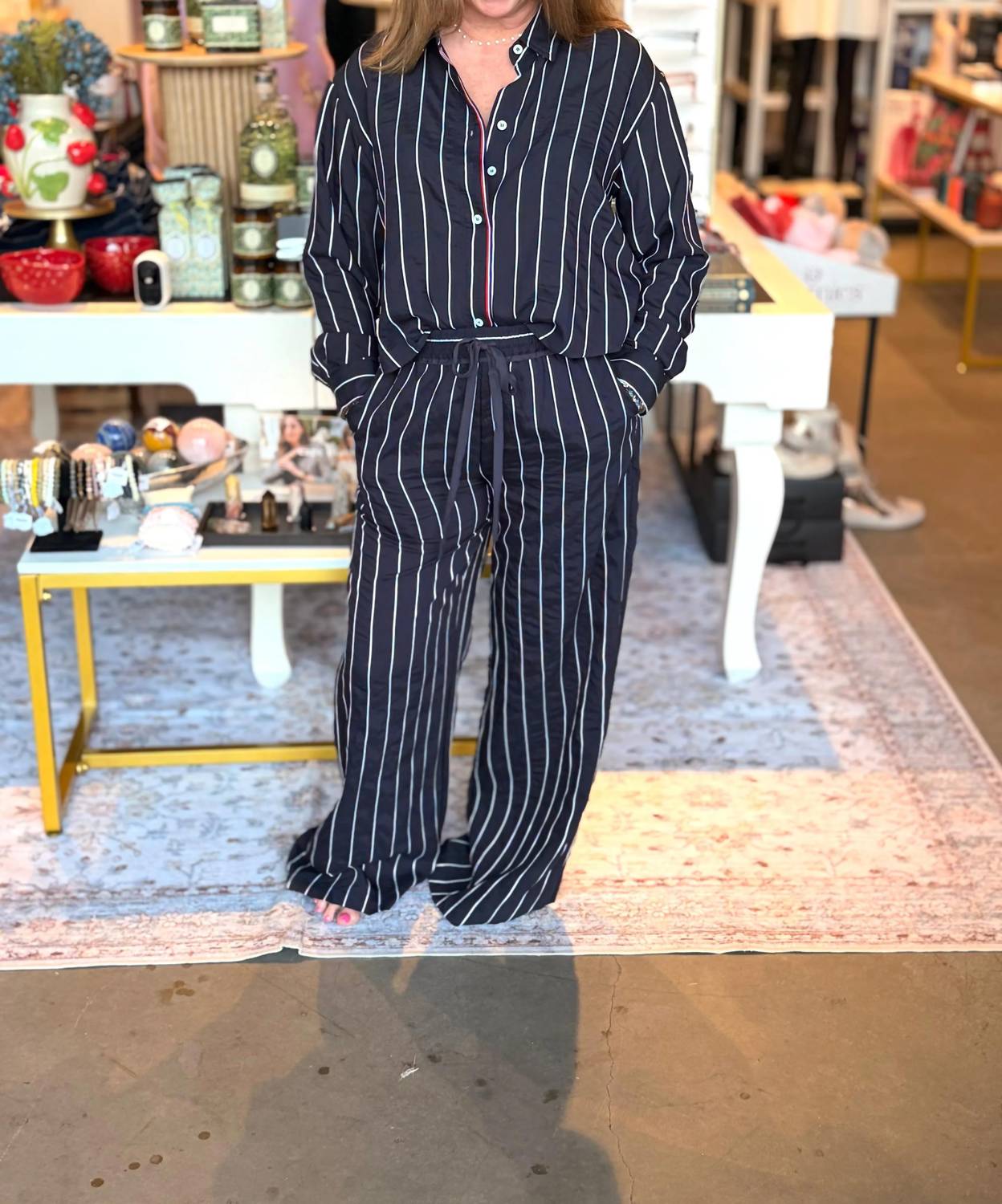 Ee:Some - Junebug Striped Pants