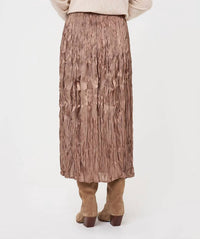 Esqualo - Midnight Pleated Midi Skirt