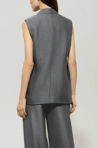 Luisa Cerano - Gabardine Blazer Vest