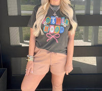 Hey Jude Graphic Tees - Motherhood Retro Floral Bow Graphic Tee