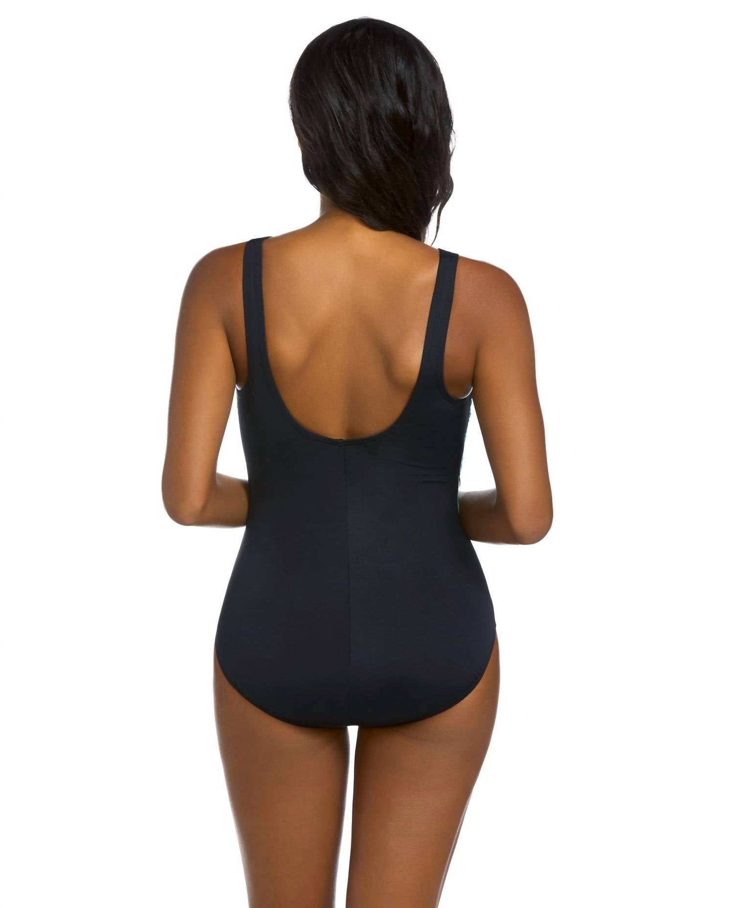Active Spirit - Water Color Spritz Chlorine Resistant High Neck One Piece