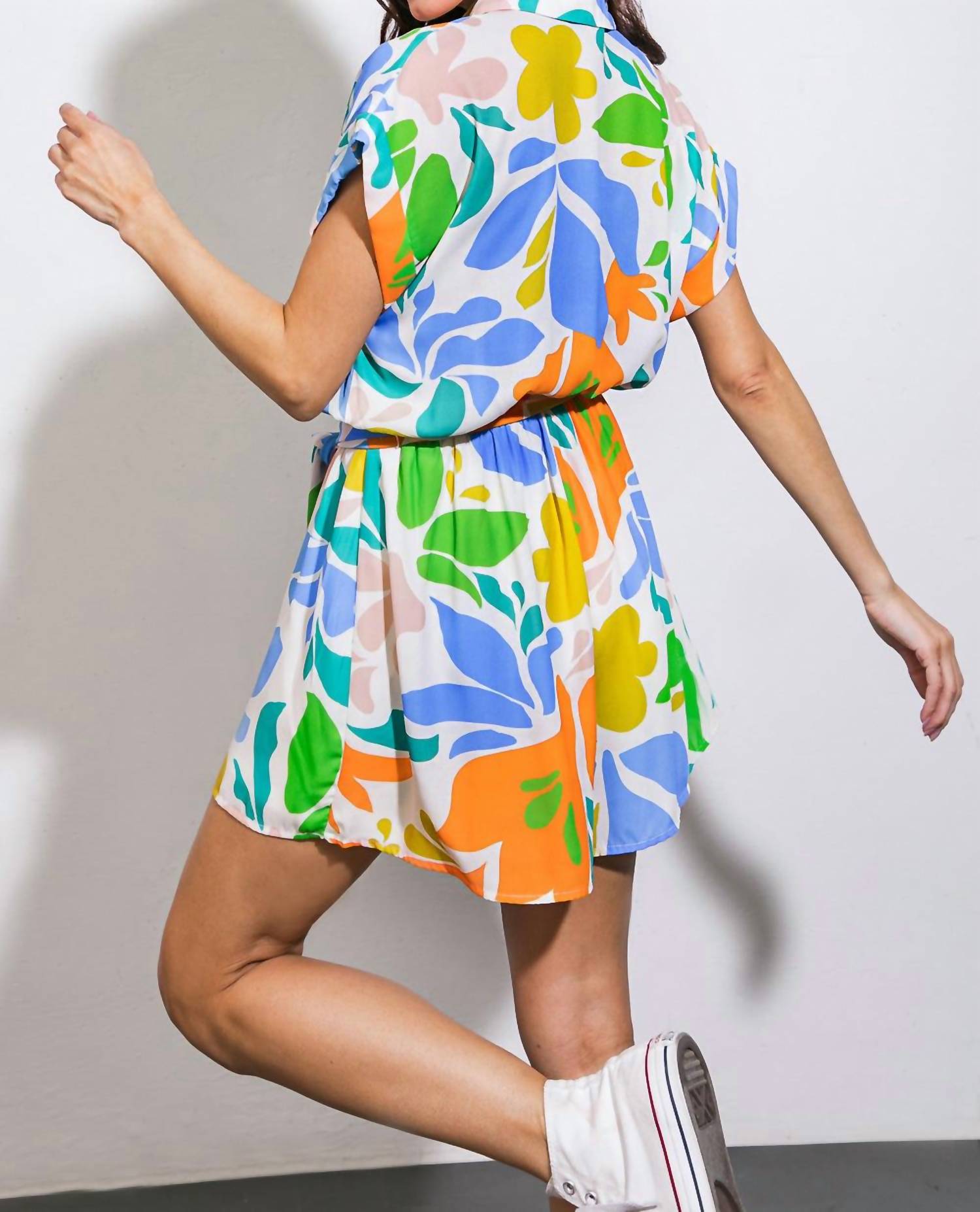 Flying Tomato - Tucked Away Woven Romper