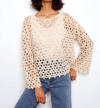 Charlie B - Crochet Flower Top