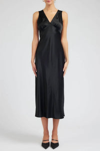 Current Air - Silk Sweetheart Maxi Dress