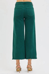 Risen - Wide Leg Cropped Jeans