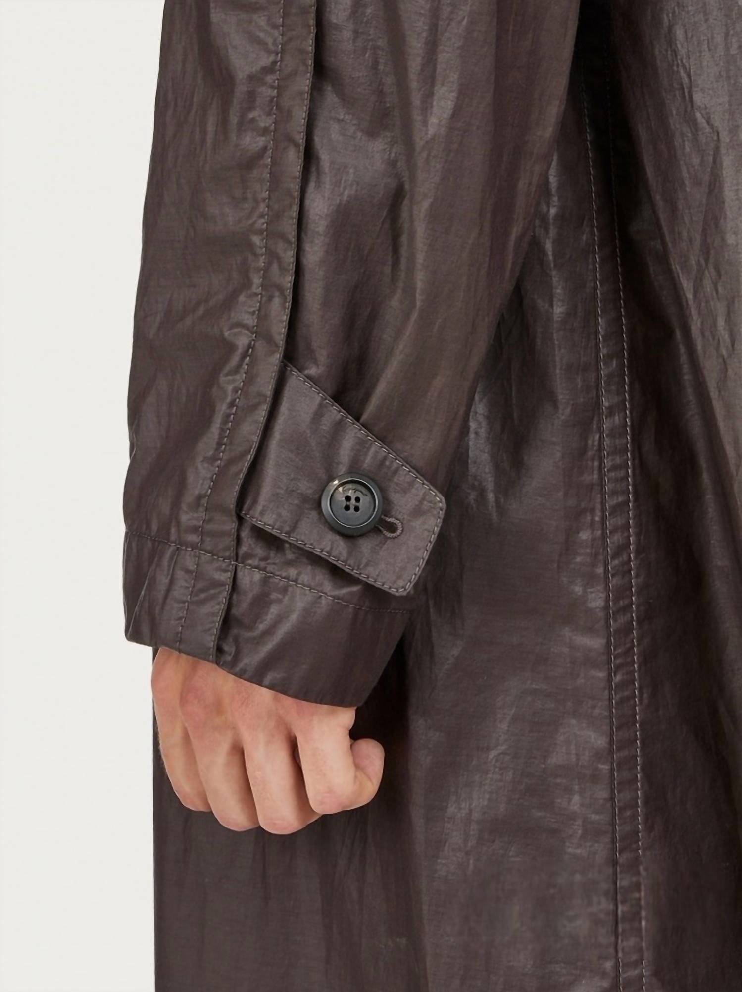 Salvatore Ferragamo - Men's Waxed Cotton Raincoat