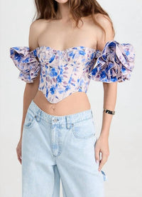 Bardot - Sigma Printed Corset Top
