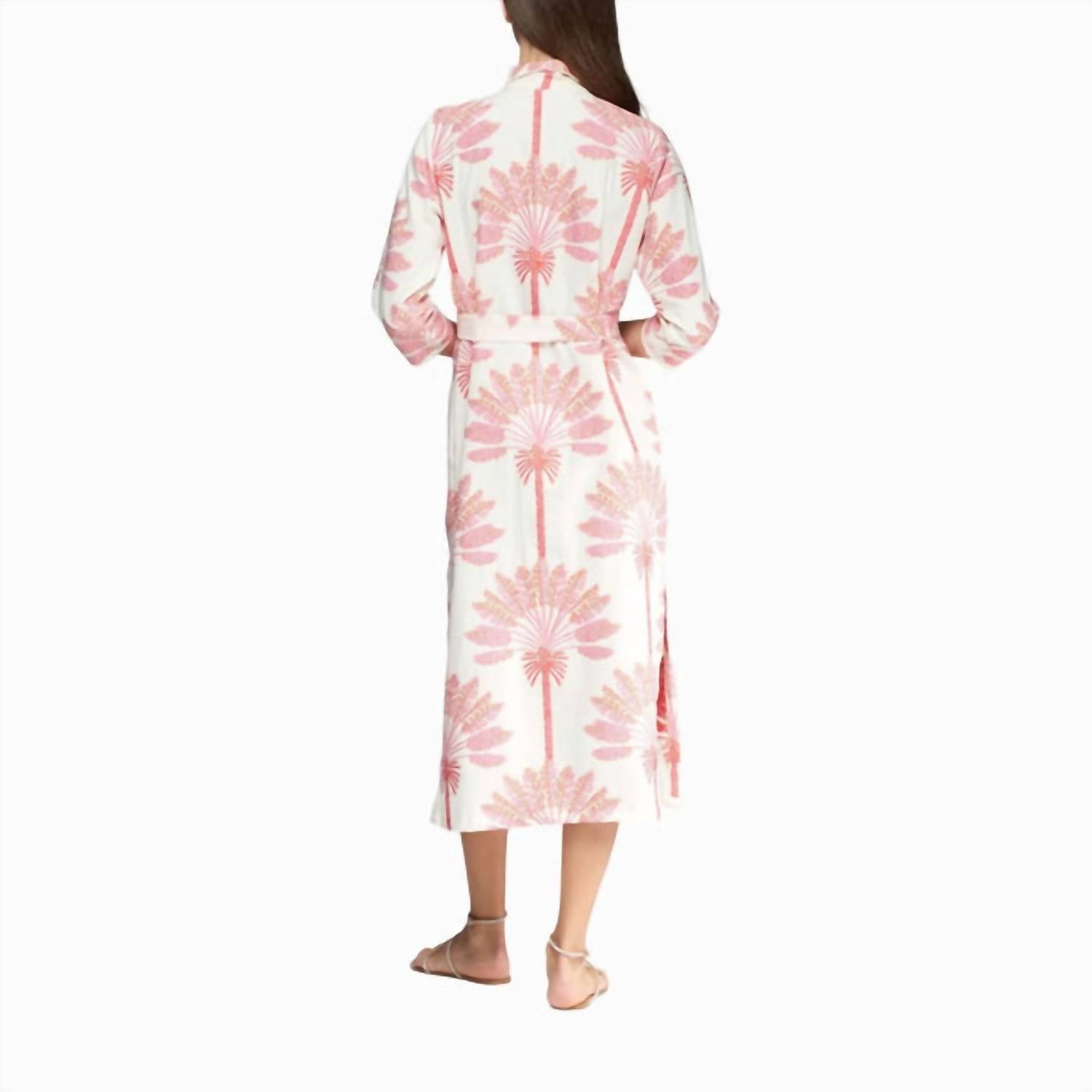Vilagallo Venaa Midi Dress in palmera - women's dress - alternate view