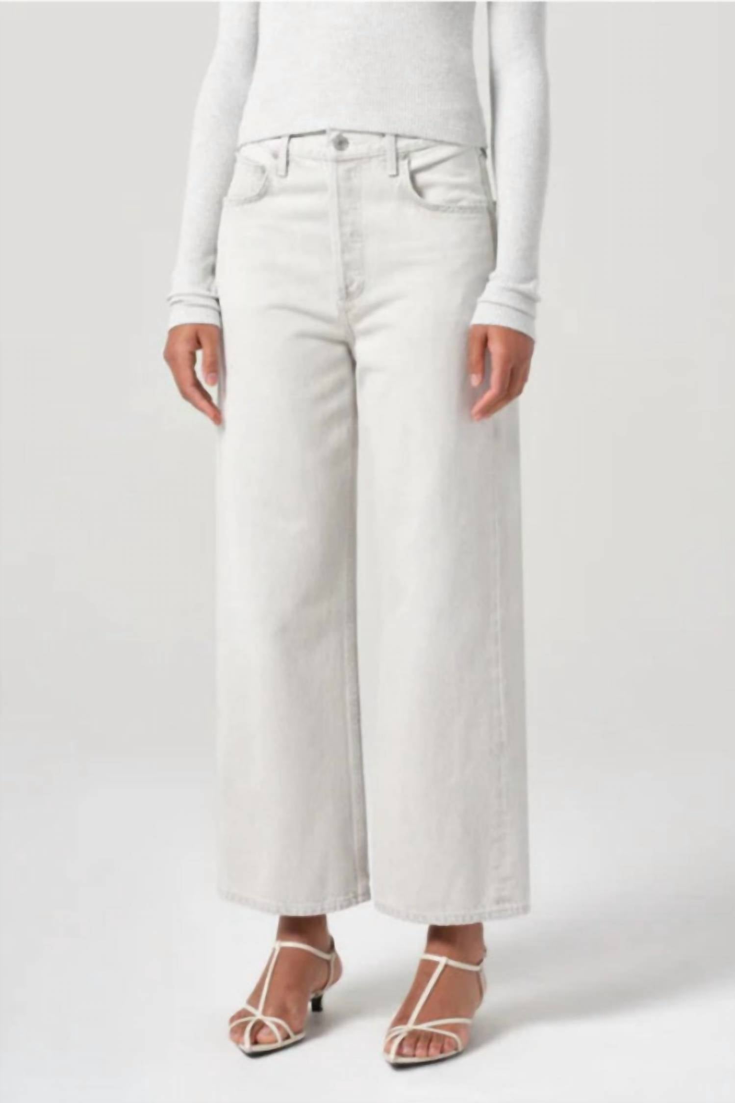 Agolde - Ren High Rise Wide Leg Jeans