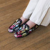 Mia - Women's Blossum Mesh Floral Flat Shoes