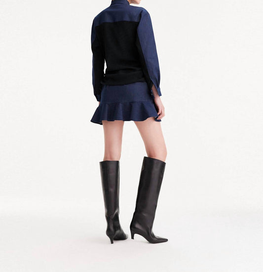 Theo The Label - Demeter Trapunto Hem Skirt