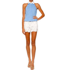 L'Agence - Rina Collared Halter Top