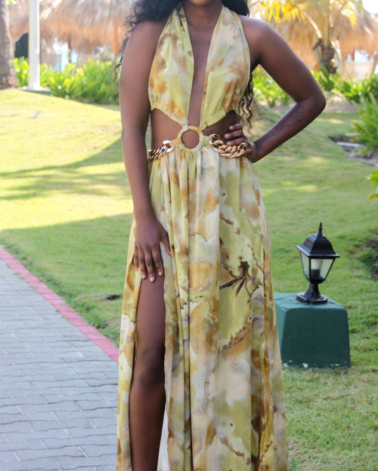 Luxxel - Honey Love Cutout Maxi Dress
