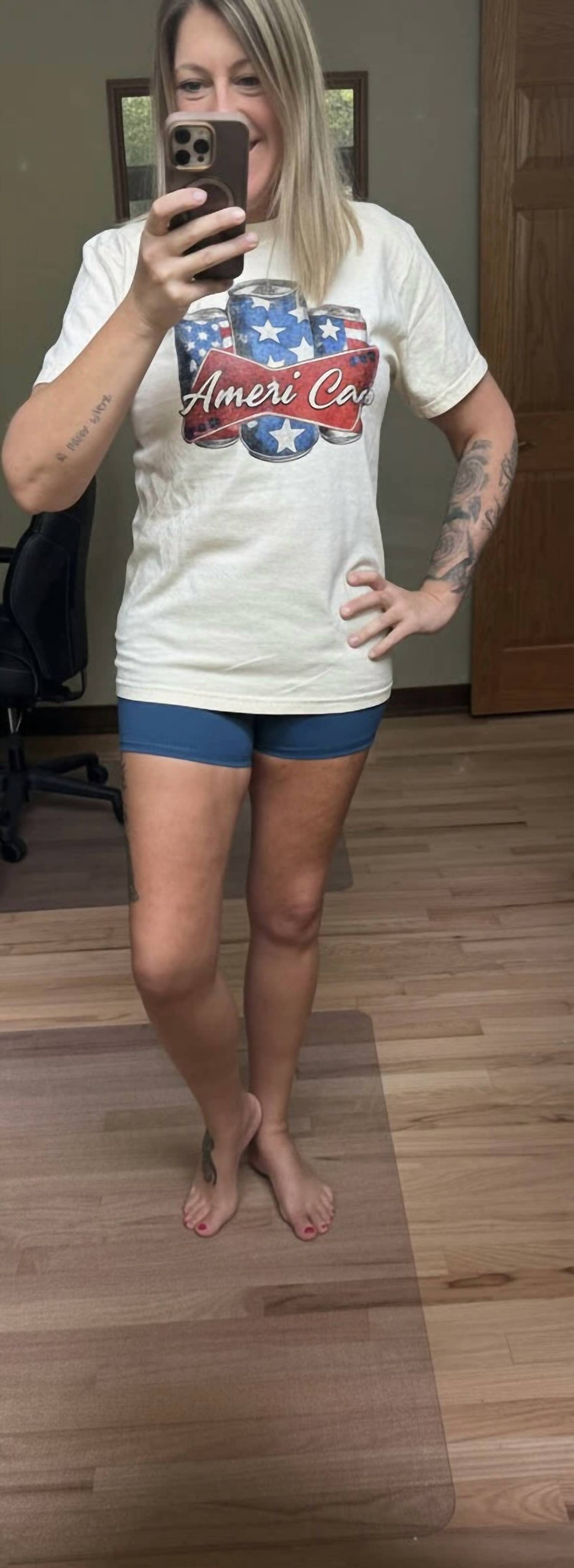 Top Notch Embroidery - Ameri-can Graphic Tee