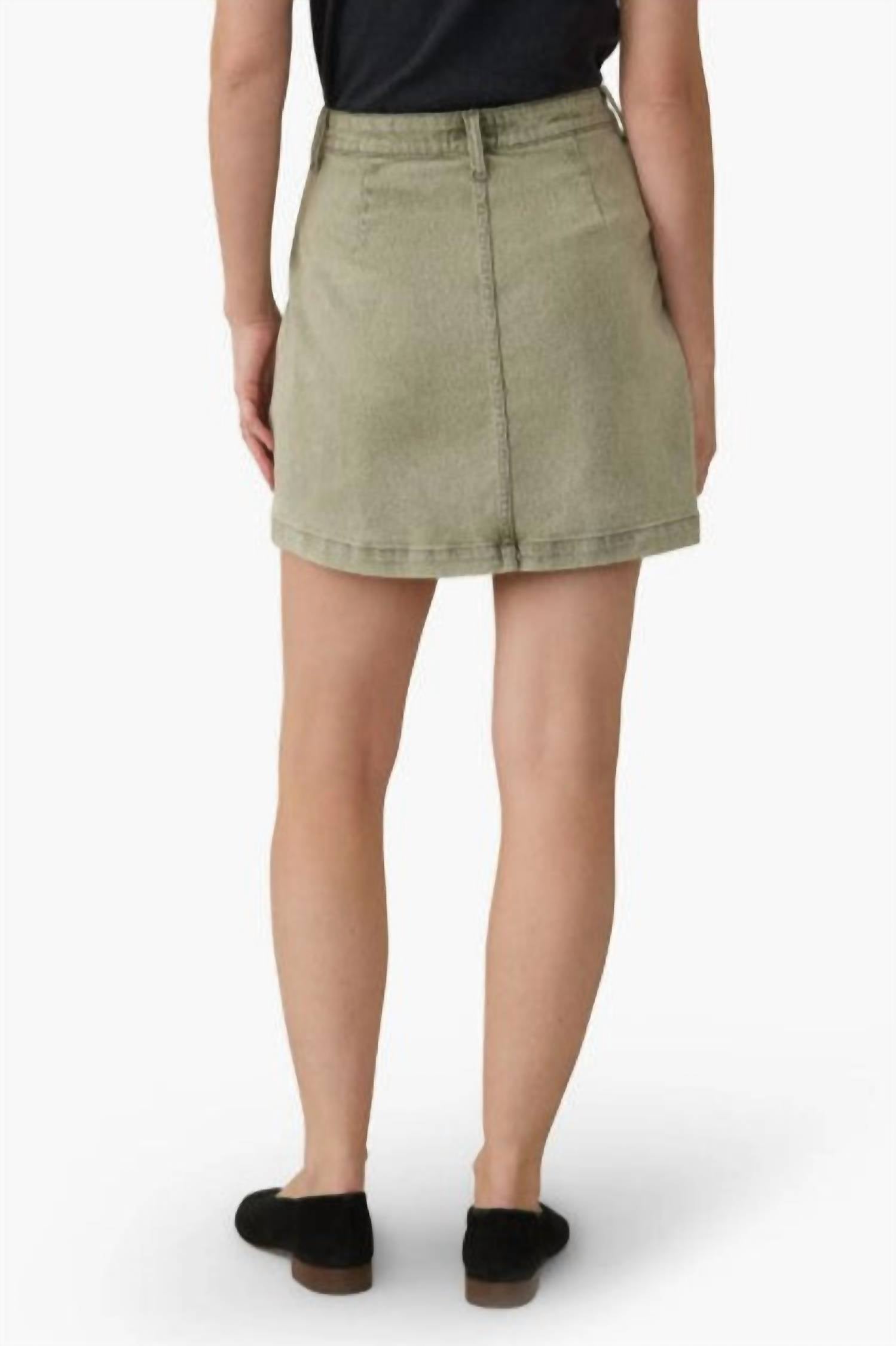 Faherty - Sunwashed Denim Utility Skirt