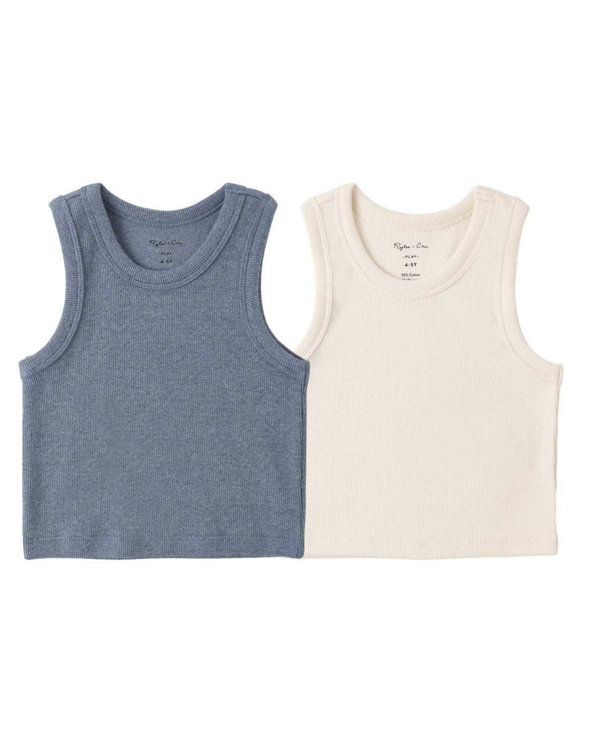 Rylee + Cru - Kid's Ribbed Tank Set