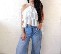 Pretty Garbage - The Bori Frill Halter Top