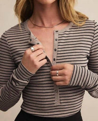 Z Supply - Stella Stripe Henley Top