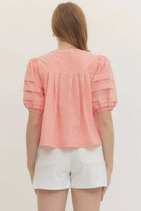Entro - Puff Sleeve Top