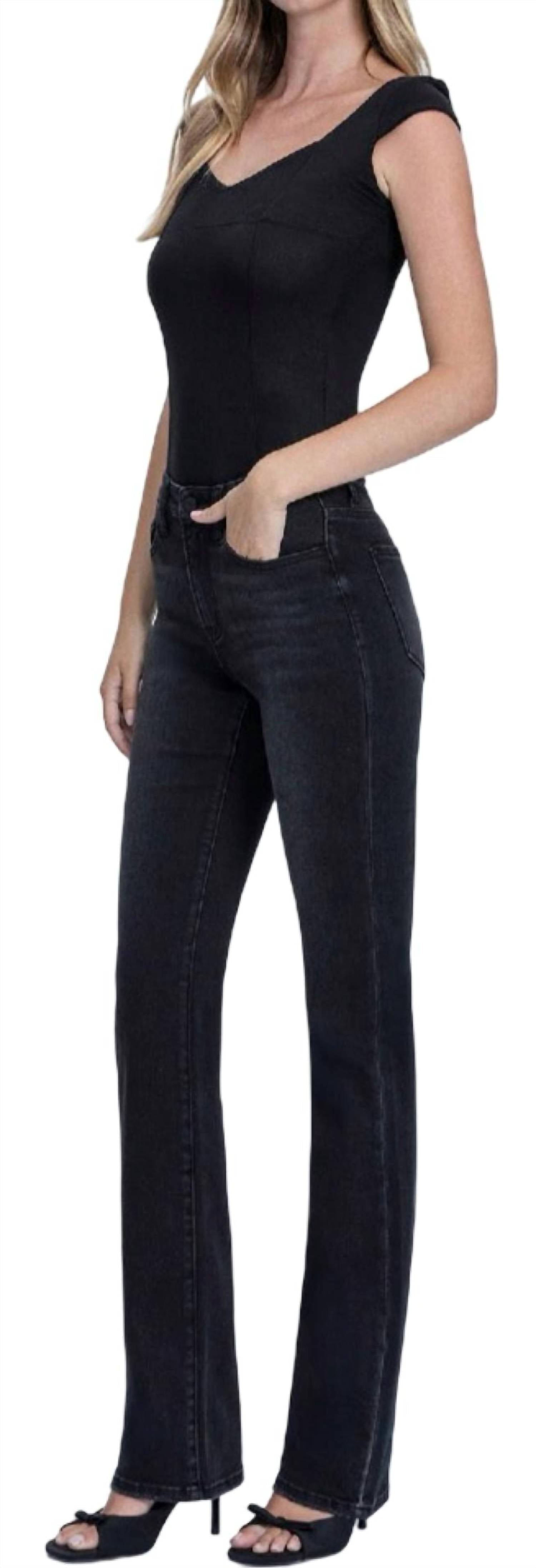Lovervet - High Rise Full Length Bootcut Jeans