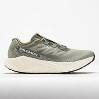 SALOMON Men's Aero Blaze 3 Grvl Running Shoes in tea vinilla ice deep lichen green - men's shoe