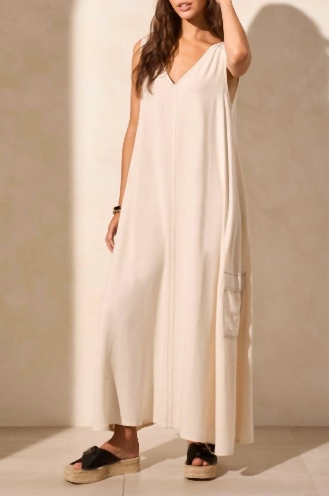 Tribal - V Neck Cargo Dress