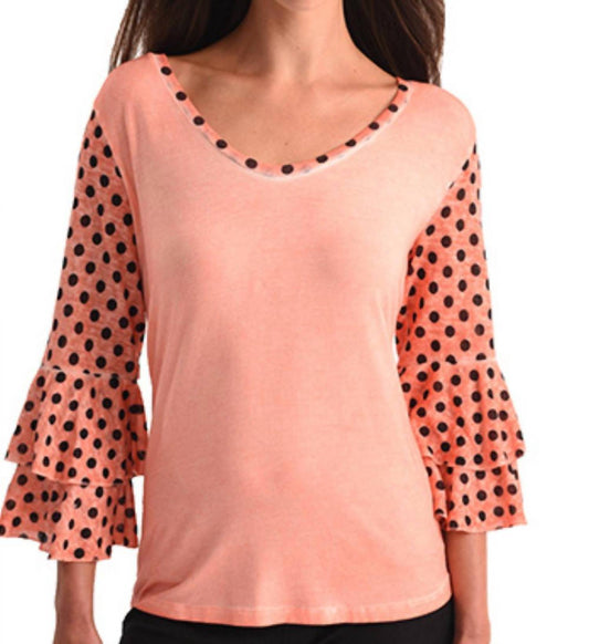 Polkadot Sleeve Top