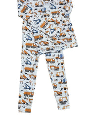 Sweet Bamboo - Kids Construction Pajama Set