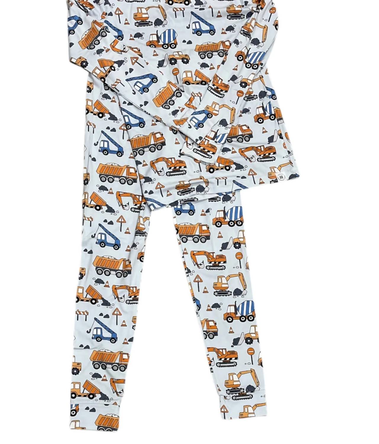 Sweet Bamboo - Kids Construction Pajama Set