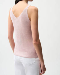 Joseph Ribkoff - Metallic Knitted Camisole With Rhinestones
