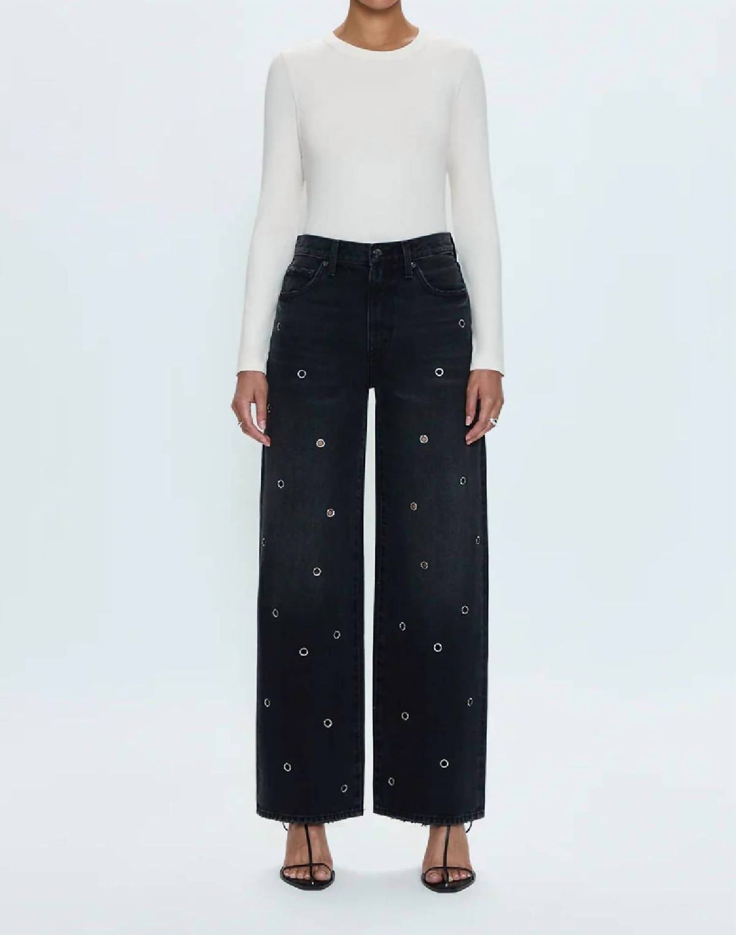 PISTOLA Hendrix High Rise Baggy Jeans in glamour 1 - women's jeans