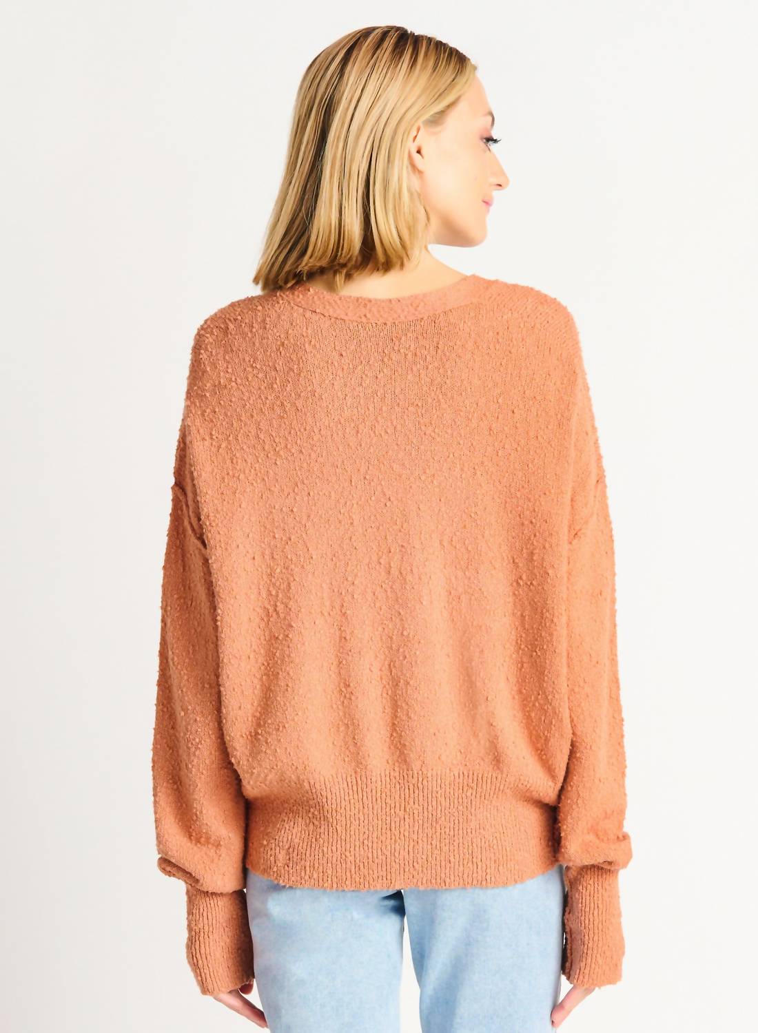 Dex - BOUCLE BUTTON FRONT CARDIGAN
