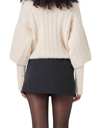Endless Rose - Cable Twofer Sweater