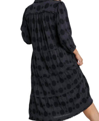 Umgee - Swiss Dot Jacquard Midi Dress