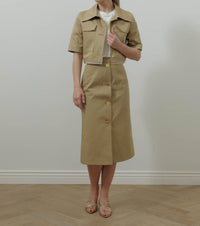 Patou - Short sleeve cropped jacket