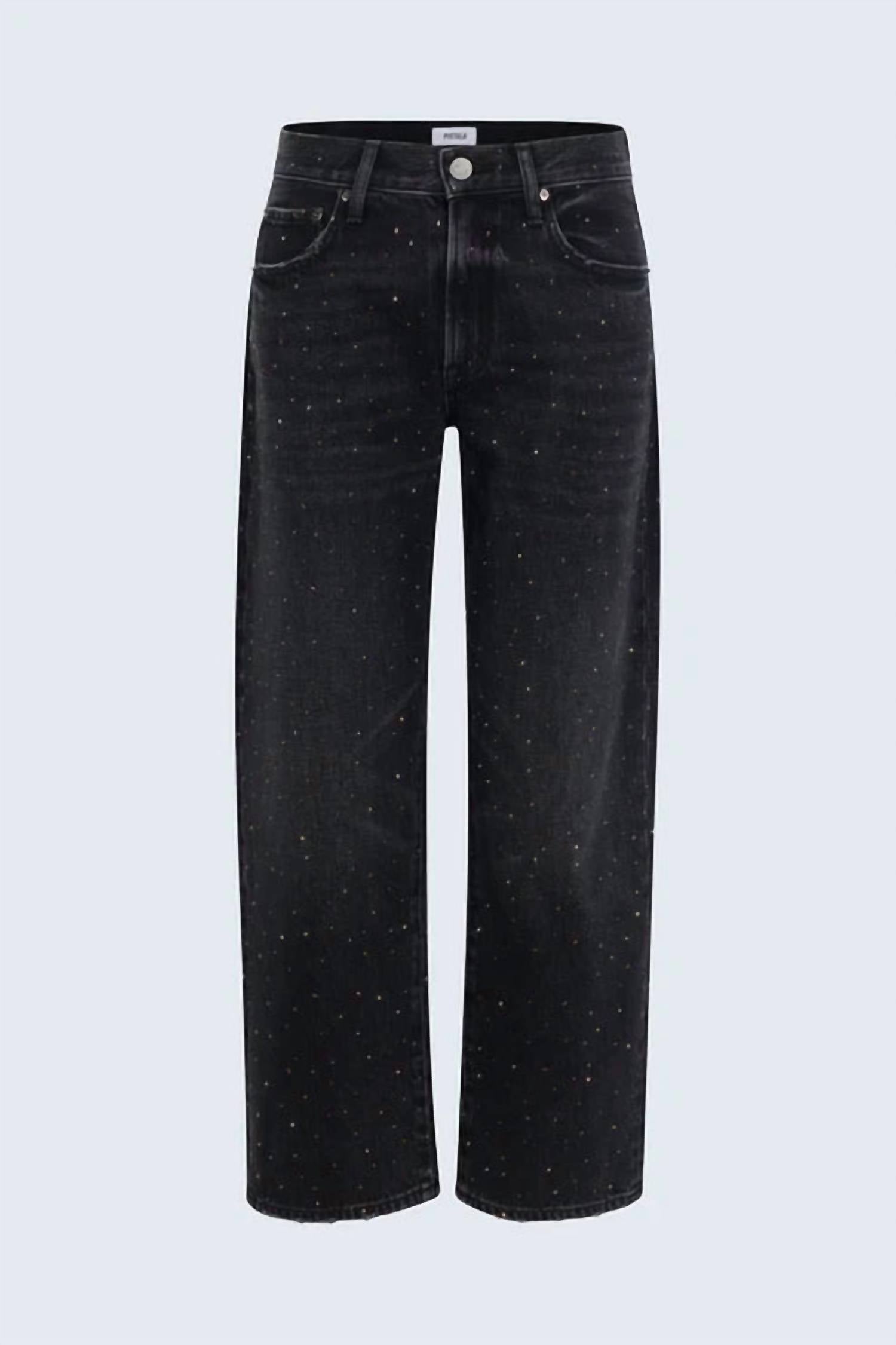 Pistola - Lexi Mid Rise Bowed Straight Leg Jeans