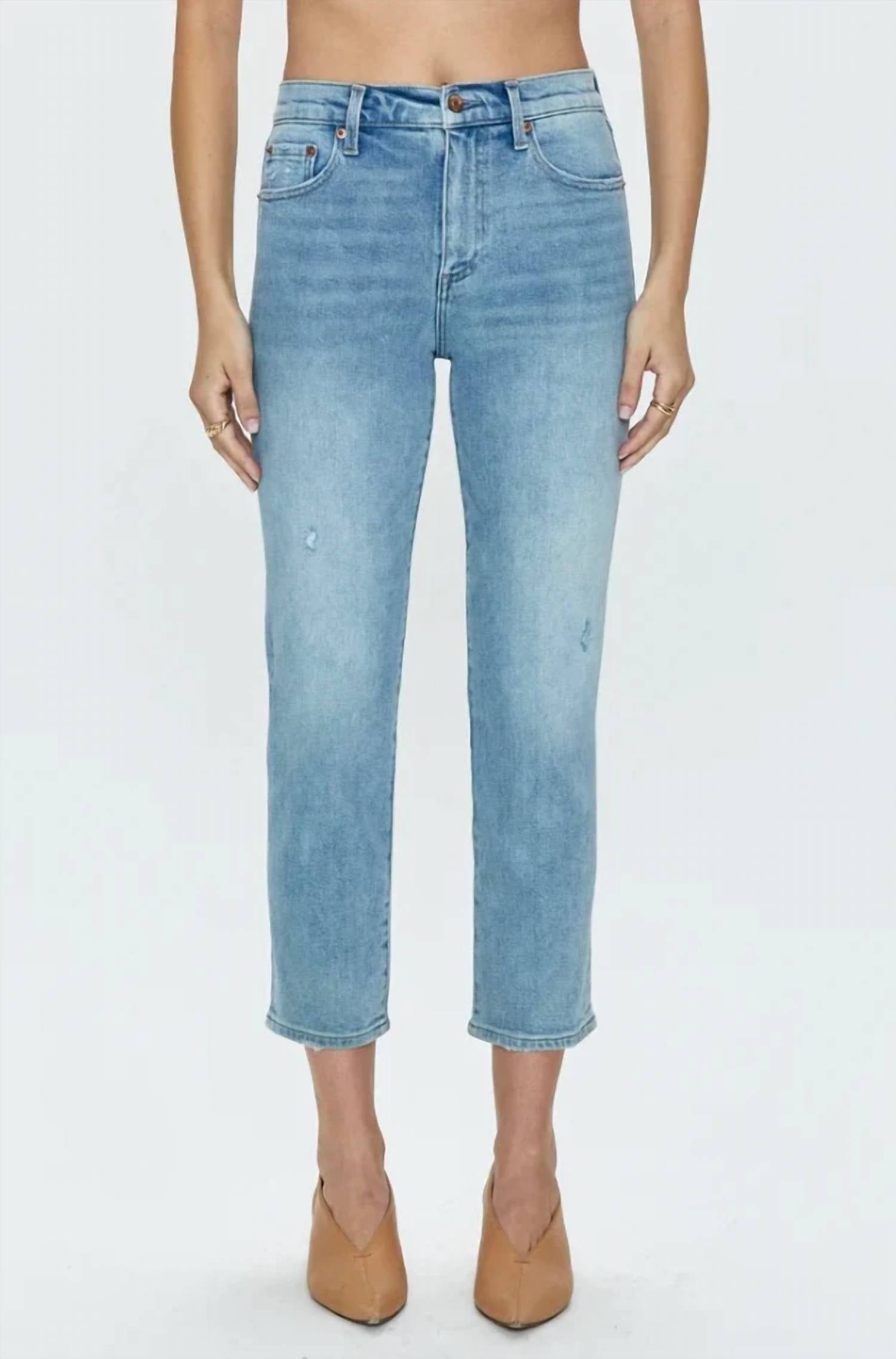 Pistola - Monroe Crop High Rise Cigarette Crop Jeans