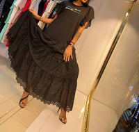 Zanardi - Long Dress With Lace