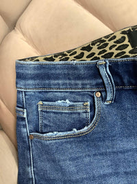 Risen - Women's Tummy Control Wide Leg Jeans