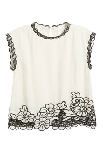 Elie Tahari - Poppy Embroidered Top
