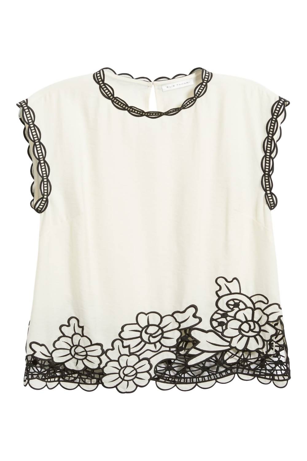 Elie Tahari - Poppy Embroidered Top
