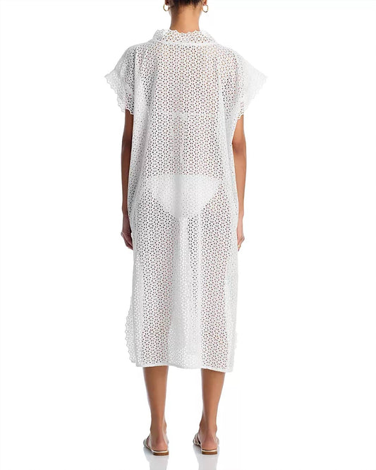 Echo - Women's Longline Eyelet Robe Cover Up