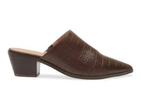 CHOCOLAT BLU Women's Cellia Croco Heel in brown - women's heels - detail view